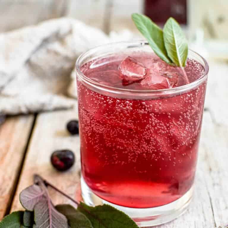 Blueberry Sage Cocktail