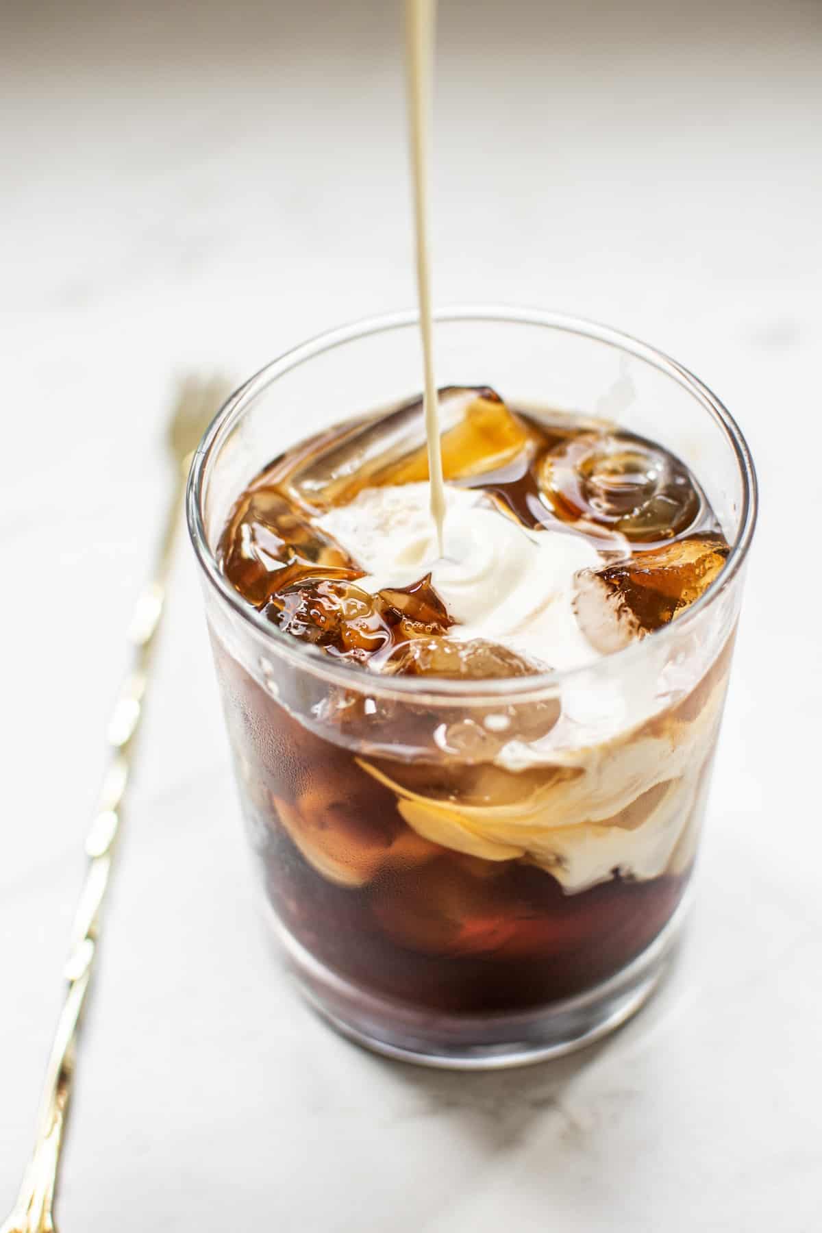 Homemade Sweet Cream Cold Brew - Lychee & Lavender