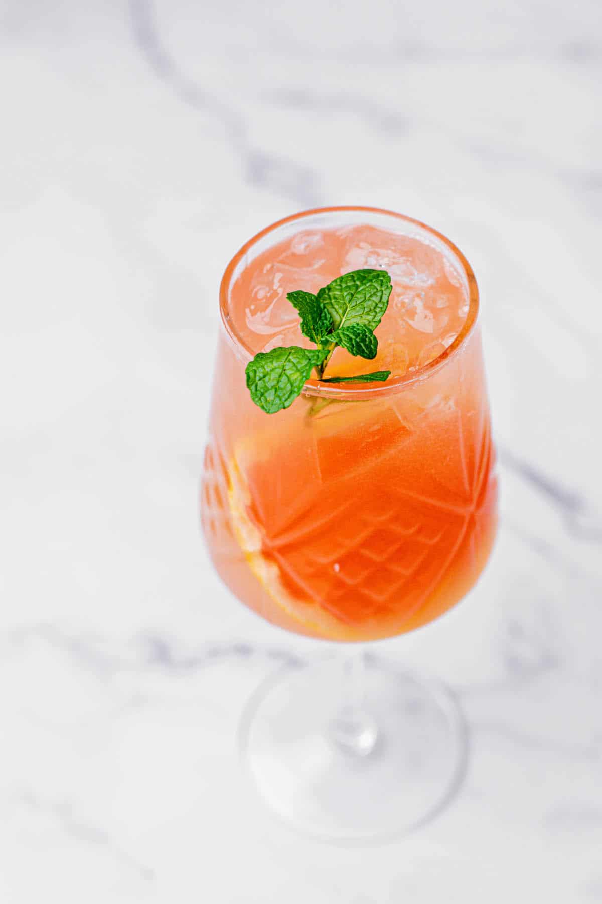 side view of cocktail.