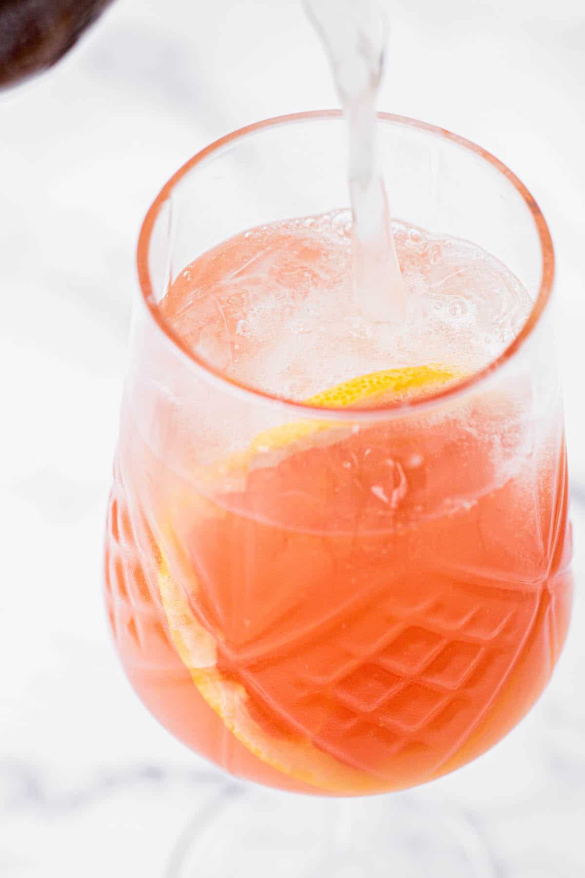 Grapefruit Aperol Spritz - The Boozy Ginger